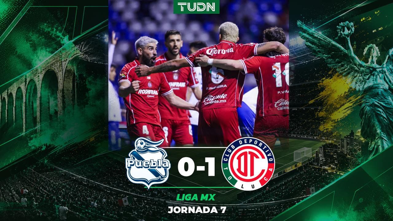 ¡Toluca da el grito en Puebla y es líder! 