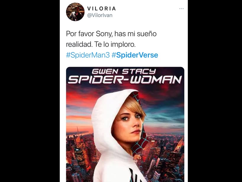 Muchos fanáticos esperan ver a Emma Stone como Spider-Gwen.
