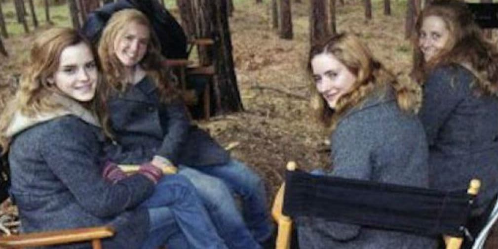 5. Emma Watson: No es un truco de magia, se trata de la doble de la actriz de Harry Potter.