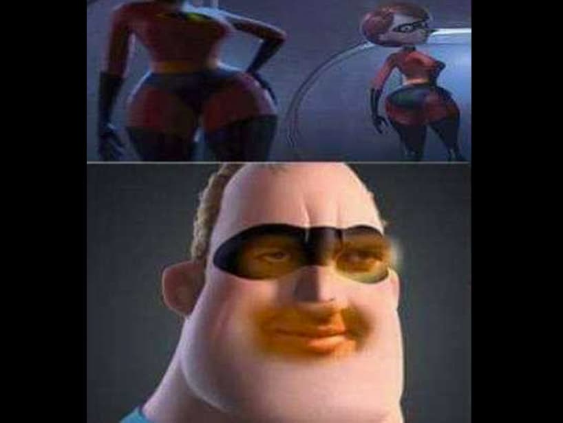 Ni siquiera ‘Los Increíbles’ se salvaron de este peculiar meme.