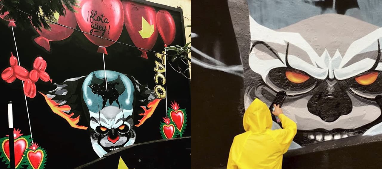 Hay un mural de ‘IT’ escondido en las calles de la Ciudad de México