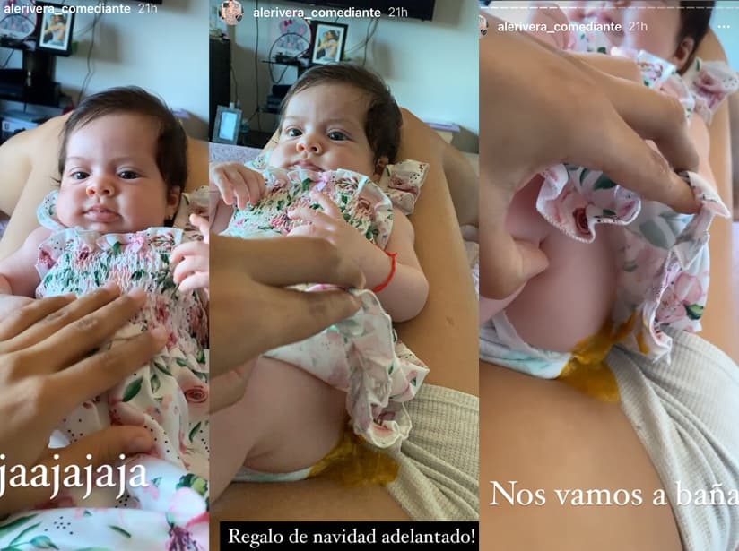 La Jarocha relata el accidente con el pañal de Luciana