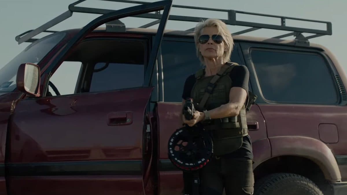 She's back: Ve a Linda Hamilton como Sarah Connor en el tráiler de 'Terminator Dark Fate'