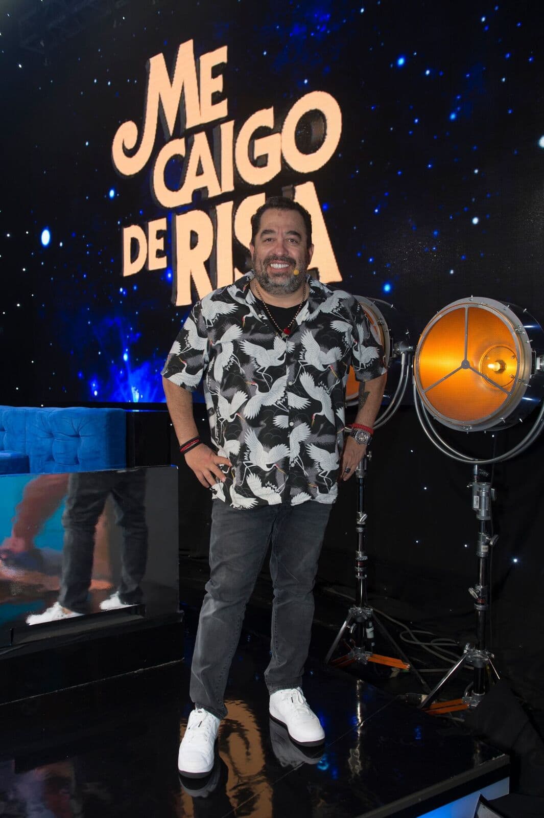 El Borrego, como siempre, de buen humor.