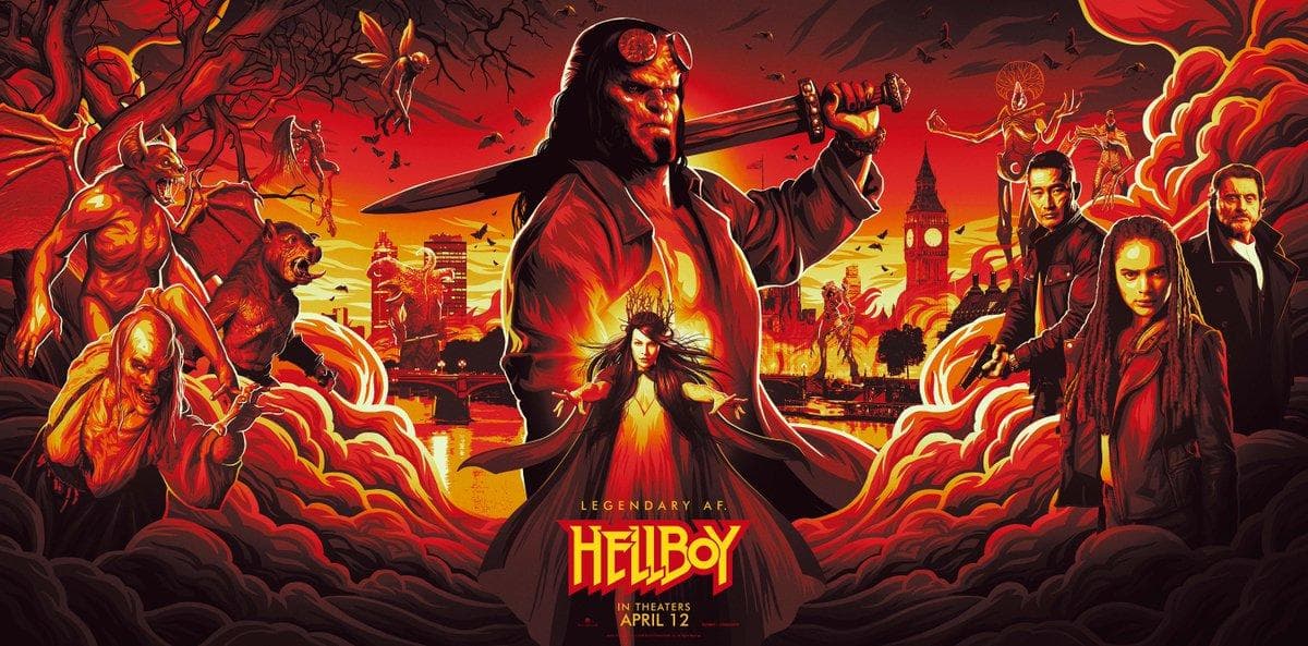 El nuevo Hellboy luce imponente