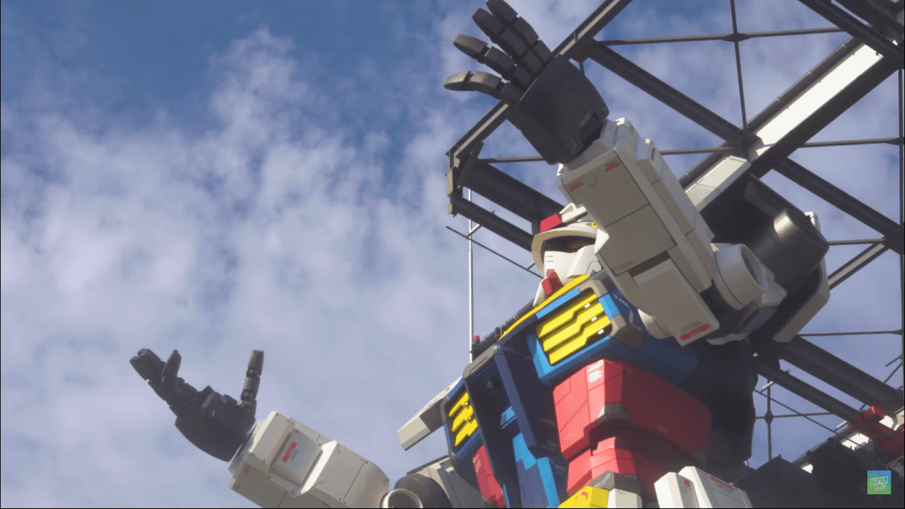 Un robot salido del mundo del anime.