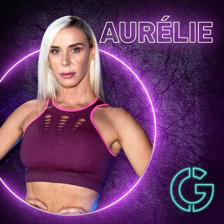 Uh, la, la. Ella es la atlética Aurélie Garzonio.