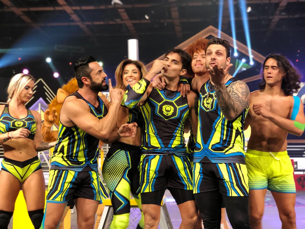 ¡Y así celebró Christian el triunfo de los Leones en este circuito!