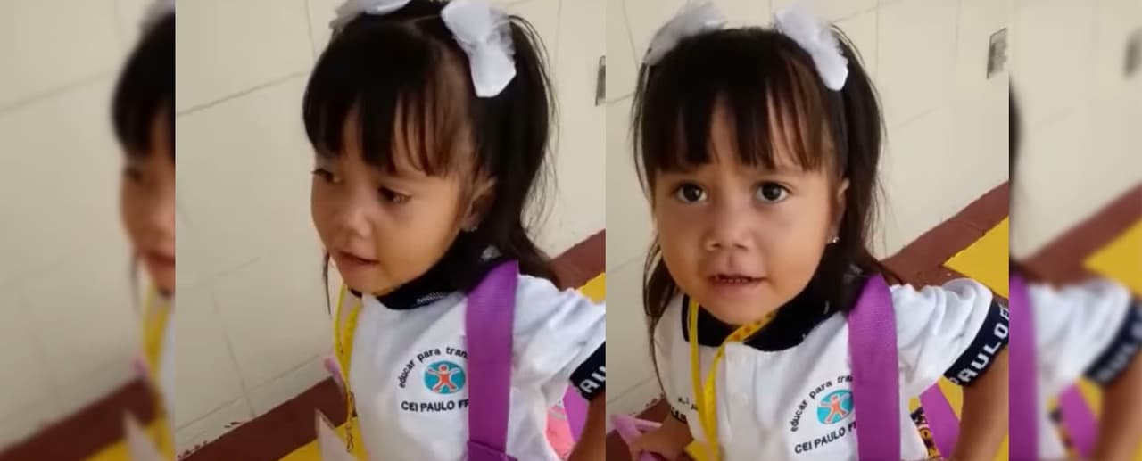 “Bailamos, cantamos, hicimos desmadre”, así describió Fátima su primer día en el kinder