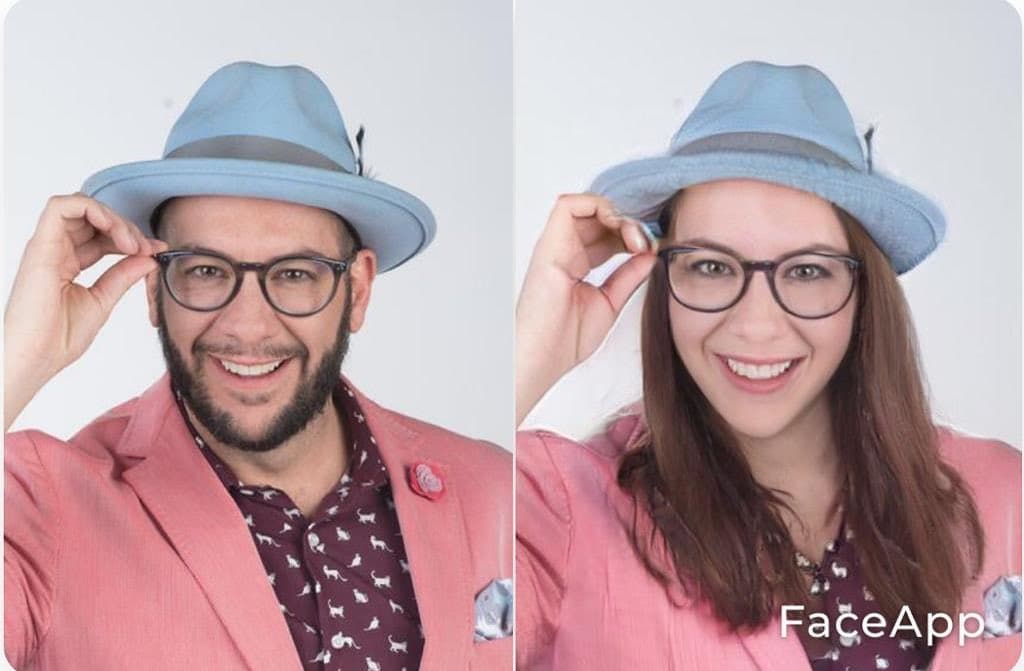 En estos días hemos visto en redes sociales que la gente sube fotos de cómo se vería siendo del sexo opuesto, esto gracias a la aplicación de FaceApp. Varios miembros de la Familia Disfuncional de 'Me Caigo de Risa' decidieron compartir sus versiones alternas y he aquí los resultados. Fasiy preguntó "a quién me parezco??? Esto esta cagadísimo".