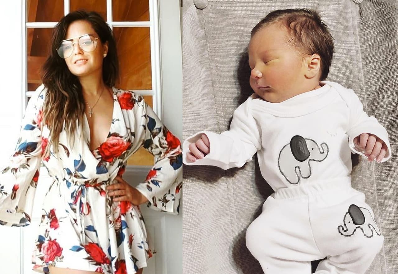 Mariana Echeverría celebra el primer mes de Lucca con tierna sesión fotográfica