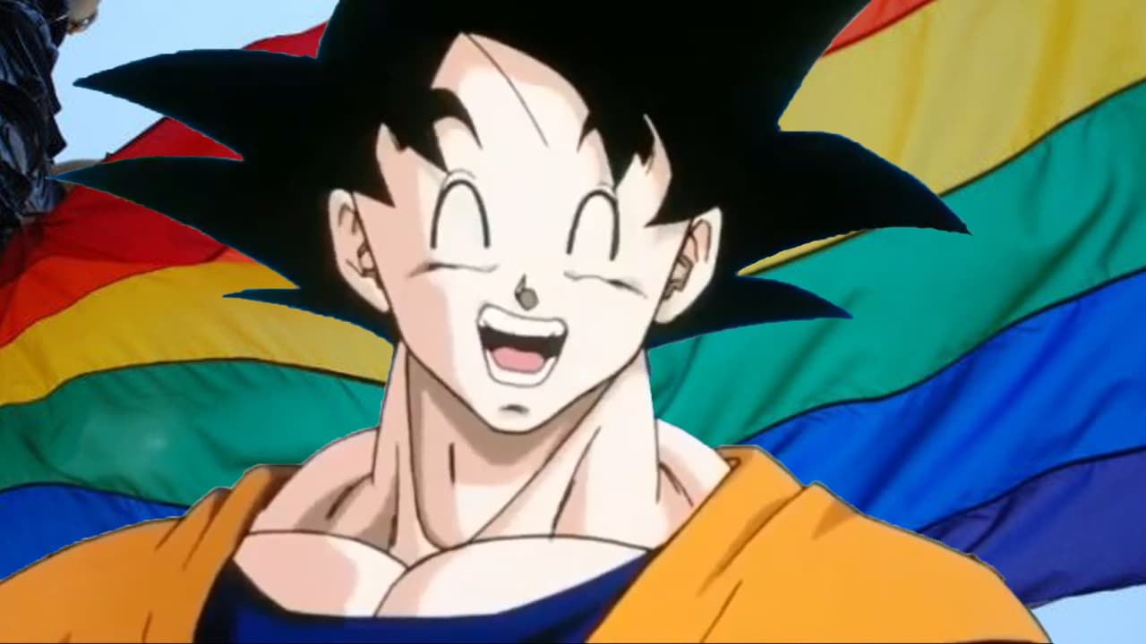 Nuestra bandera ondea alto por Goku, ícono de la comunidad LGBT