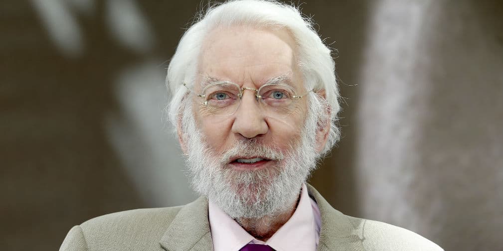 7. Donald Sutherland: Nacido en Nuevo Brunswick, el 17 de julio de 1935, es un actor de cine canadiense.