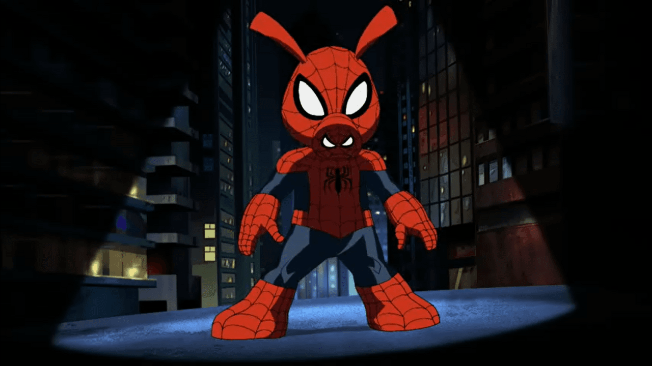 El simpático Spider Ham nos da una aventura en un corto