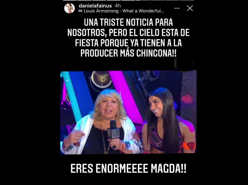 Los guerreros se despiden de Magda Rodríguez