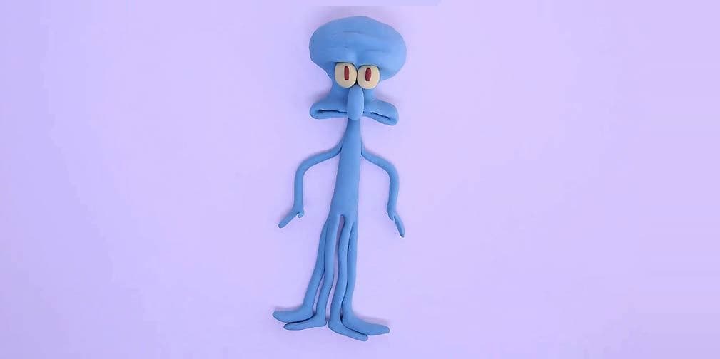 Calamardo de plastilina
