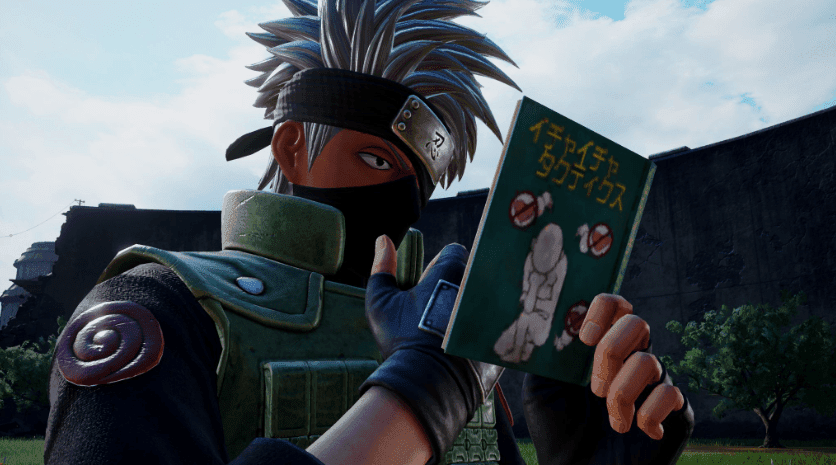Kakashi Hatake leyendo Icha Icha, una de las novelas eróticas escritas por Jiraiya.