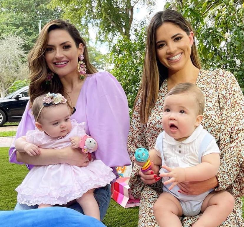 En fotos: El primer encuentro de Megan y Ford, los bebés de impacto
