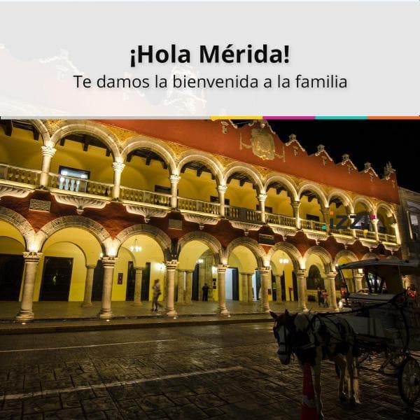 izzi llega a Mérida