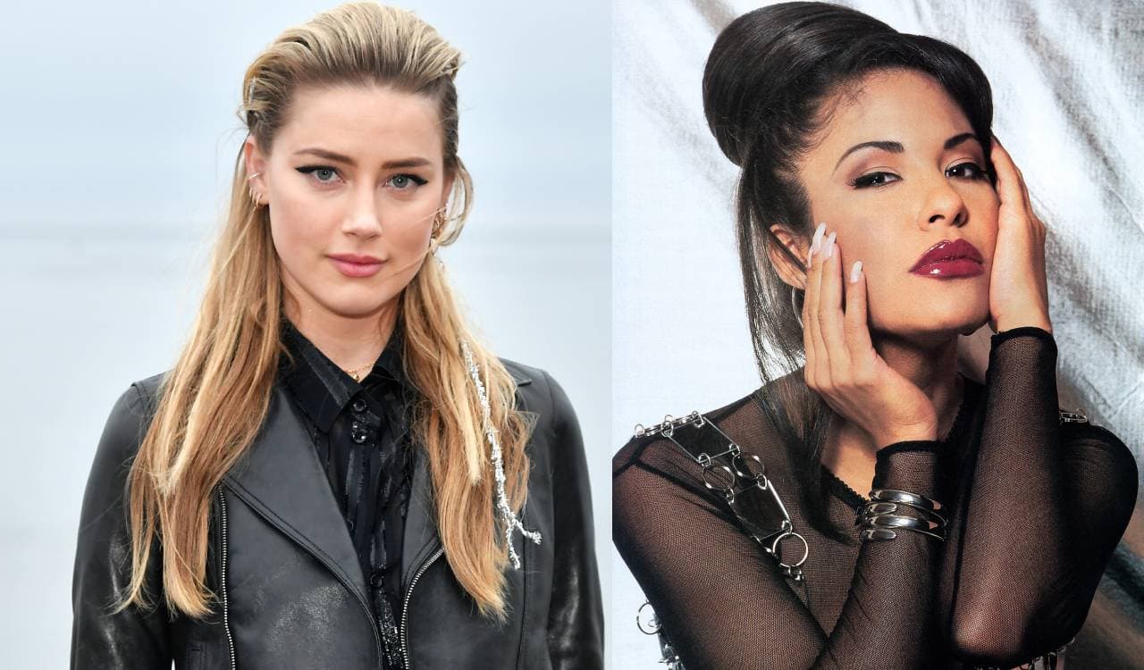 Sorprenden a Amber Heard bailando Como la Flor de Selena Quintanilla