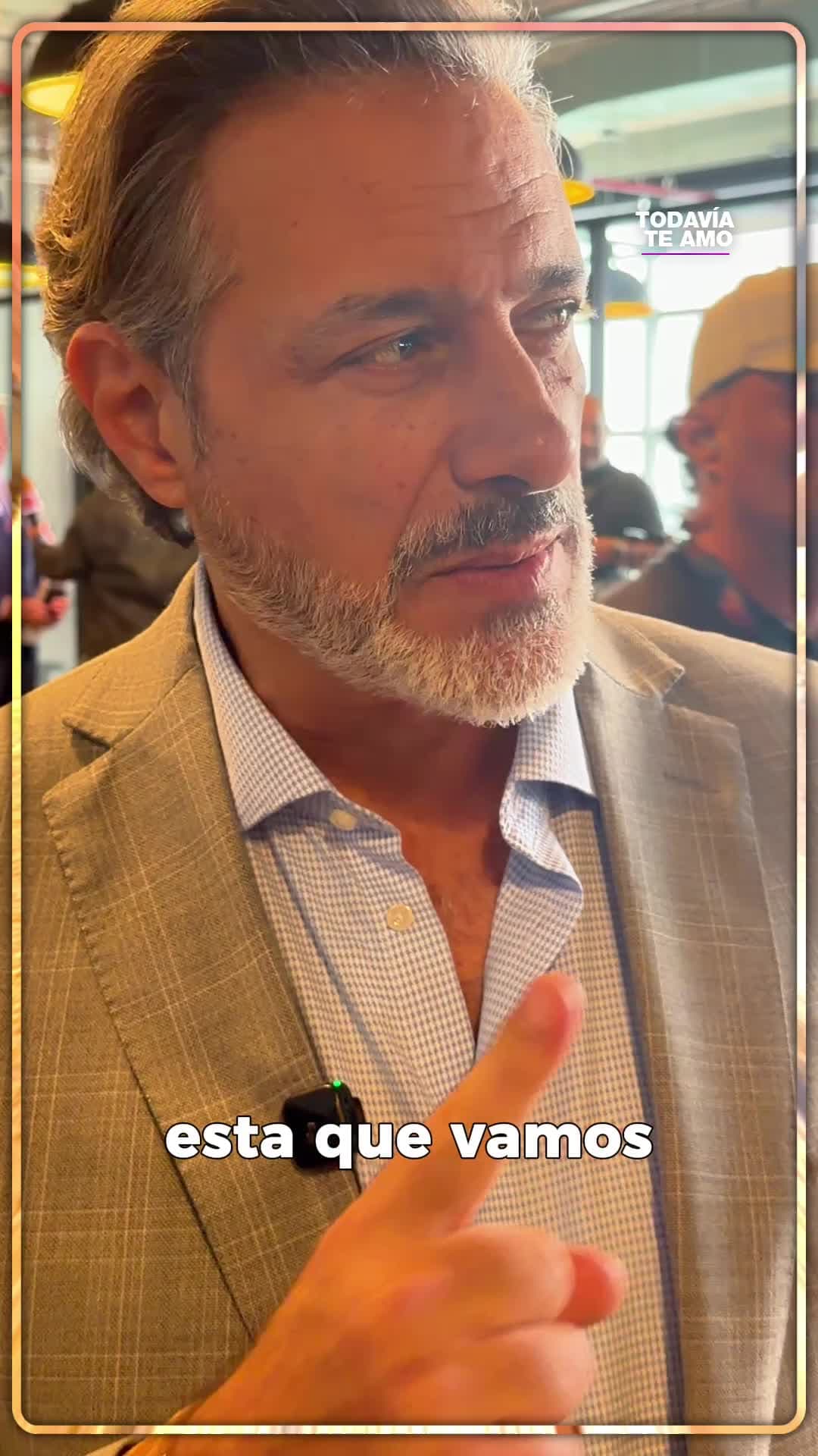 Así vivió Omar Germenos su primer día en la grabación de Todavía te Amo