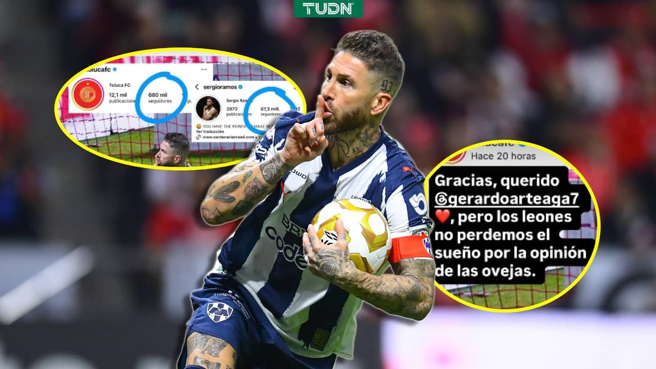 Contundente respuesta de Ramos al Toluca, los llama "ovejas"