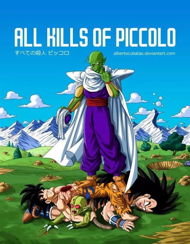 Piccolo puede presumir que mandó a Gokú al otro barrio, aunque sea como sacrificio.