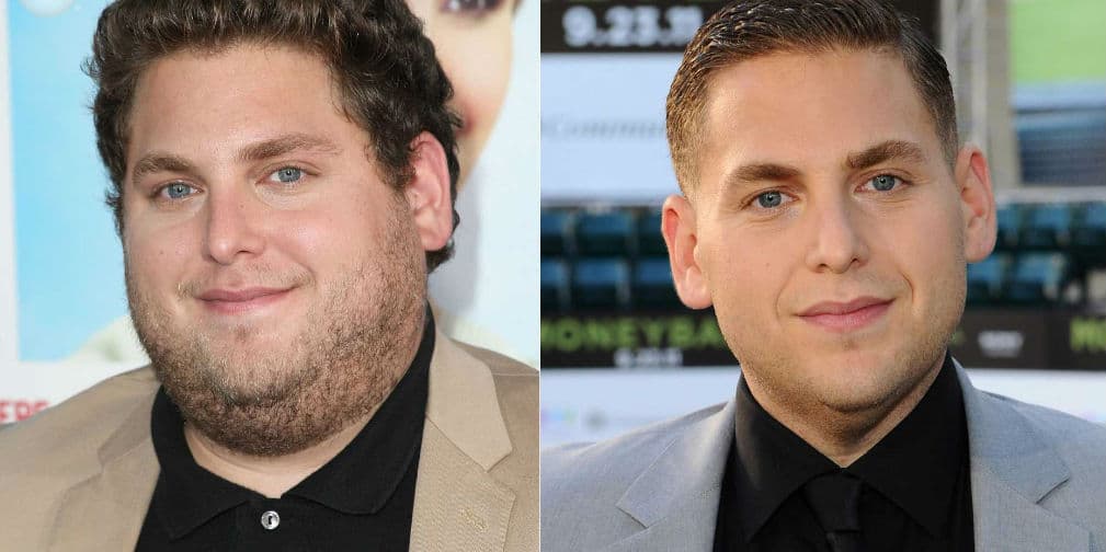9. Jonah Hill: El actor sufrió con su peso, pero en los últimos años había mostrado una figura nueva.