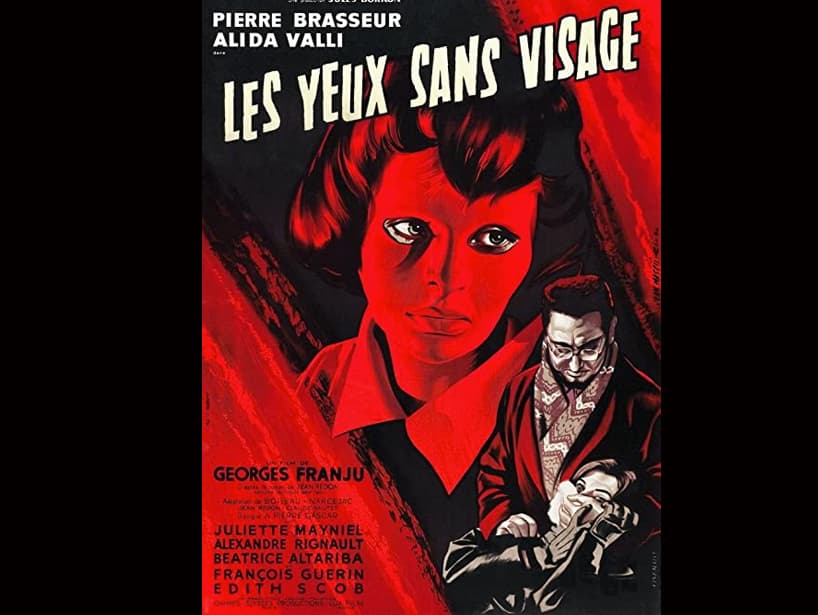 7- Eyes Without a Face (1969). Dirigida por Georges Franju, este filme francés trata sobre un brillante y desquiciado cirujano que rapta chicas con el fin de utilizar su piel para reconstruir la belleza de su hija, quien quedó destrozada por un trágico accidente del que él se siente culpable.