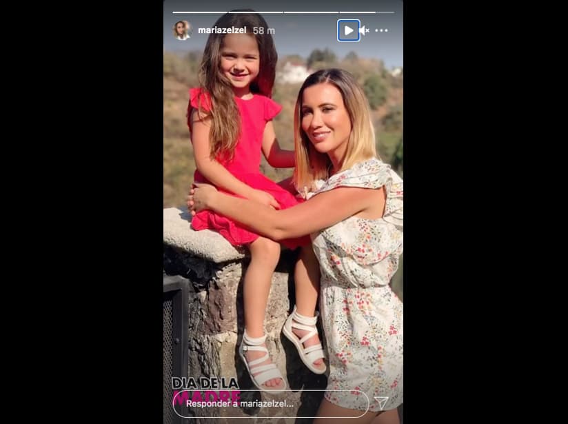 Mariazel junto a su hija Laia