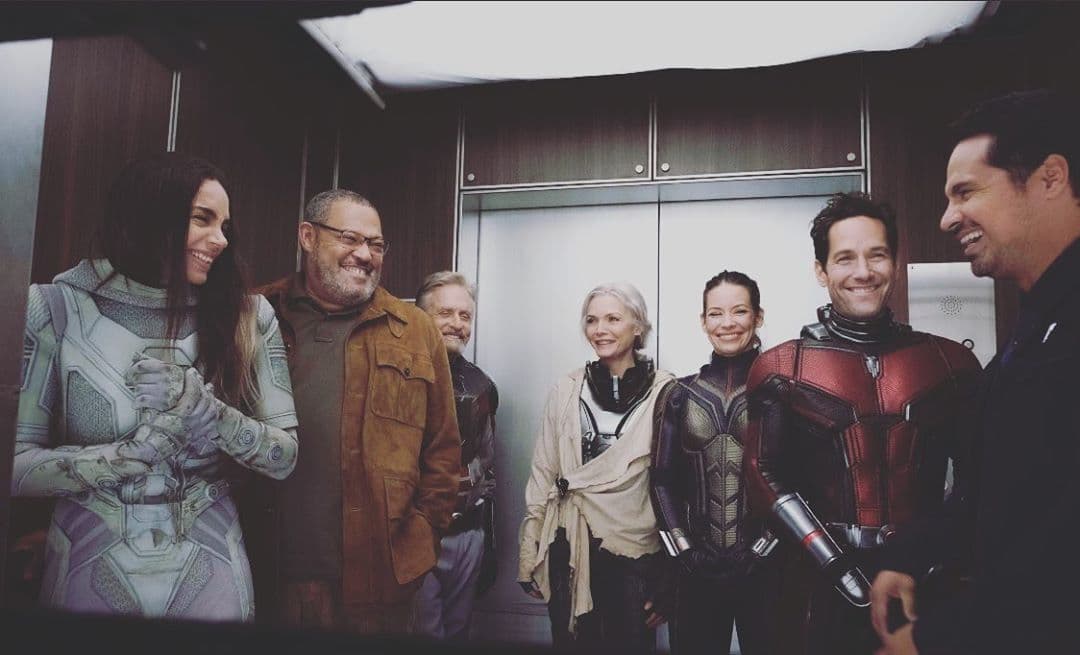 ¡Como esta fotografía detrás de cámaras de ‘Ant-Man and wasp’!