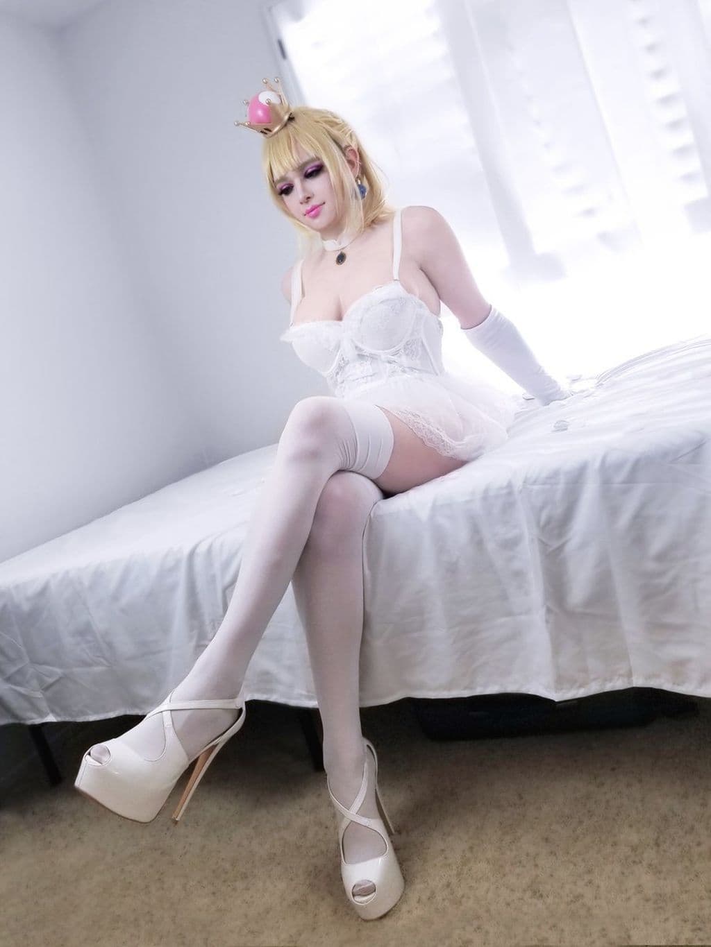 También nos dejó a una muy, muy linda Peach.