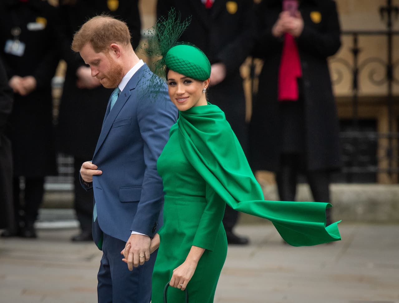 Meghan Markle y Harry aparecieron juntos en su último compromiso de la familia real en la celebración del Día de la Commonwealth en la Westminster Abbey el lunes 9 de marzo. 
<br>