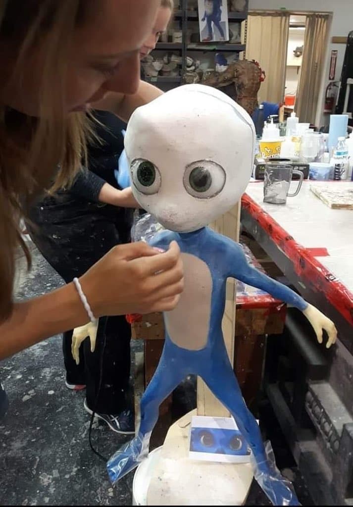 También mostraron una foto de cómo lo realizaron, la cual es... inquietante