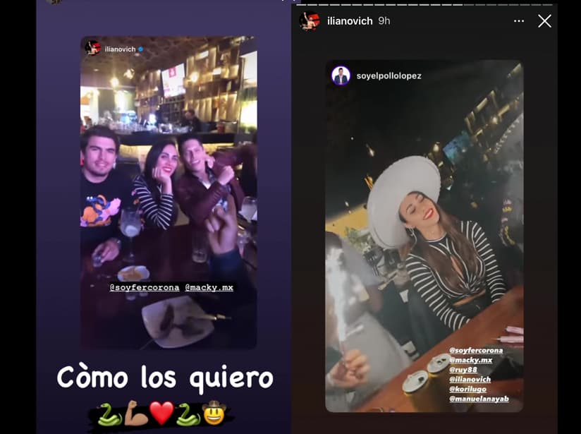 Macky celebra su cumpleaños con Nano y Fer Corona