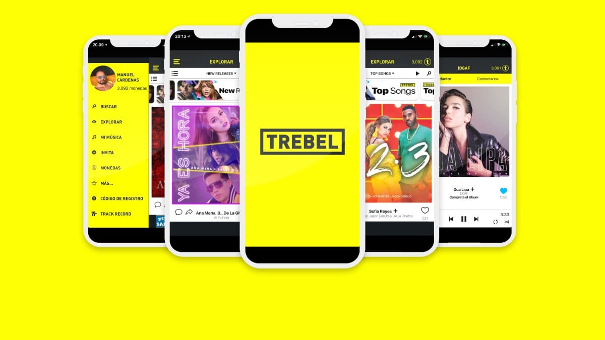 Esto es Trebel, la única app en el mundo para escuchar música sin costo ni internet