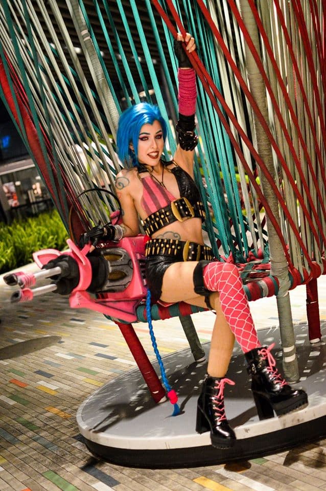 Jinx claramente es uno de sus personajes más característicos.