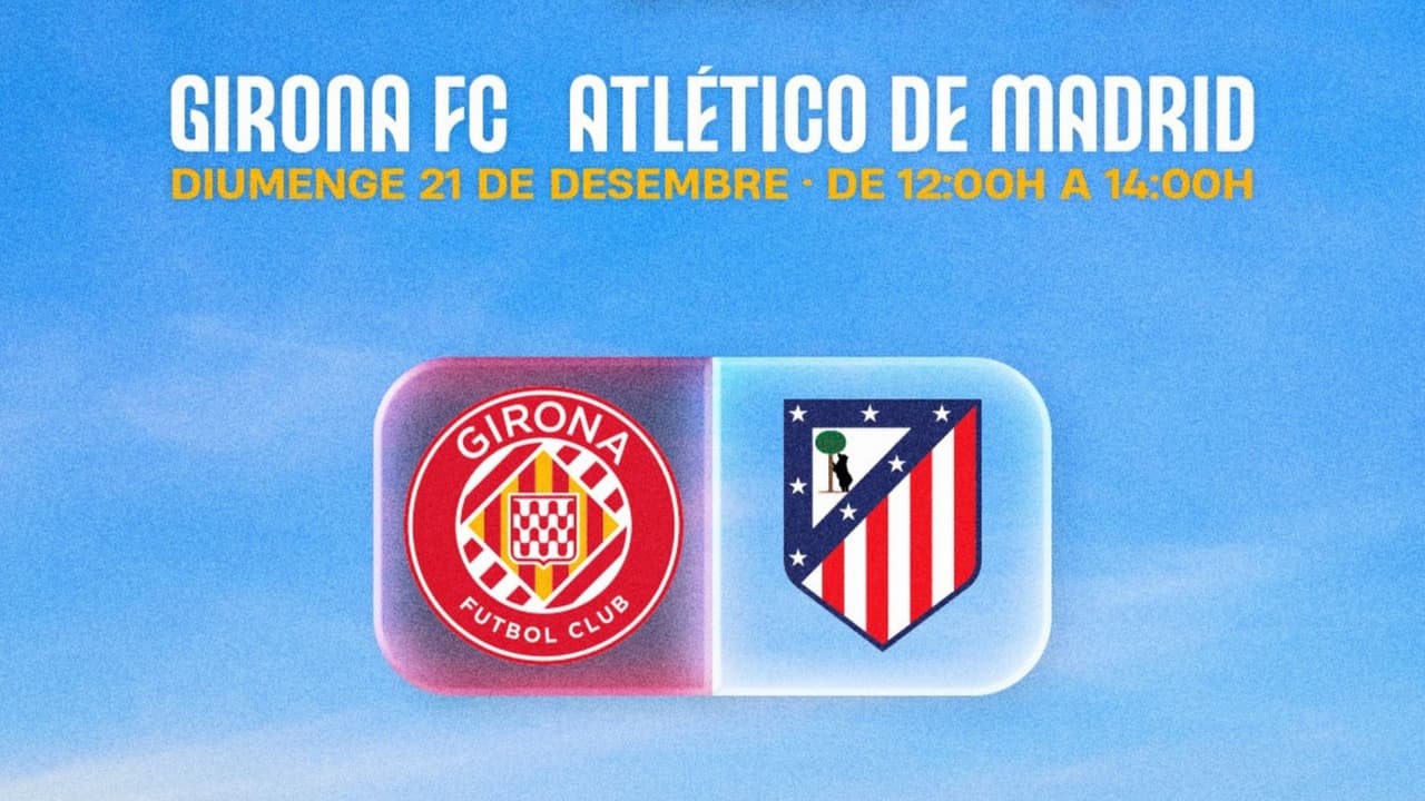 Girona vs. Atlético de Madrid: ¿Dónde ver el partido de LaLiga?