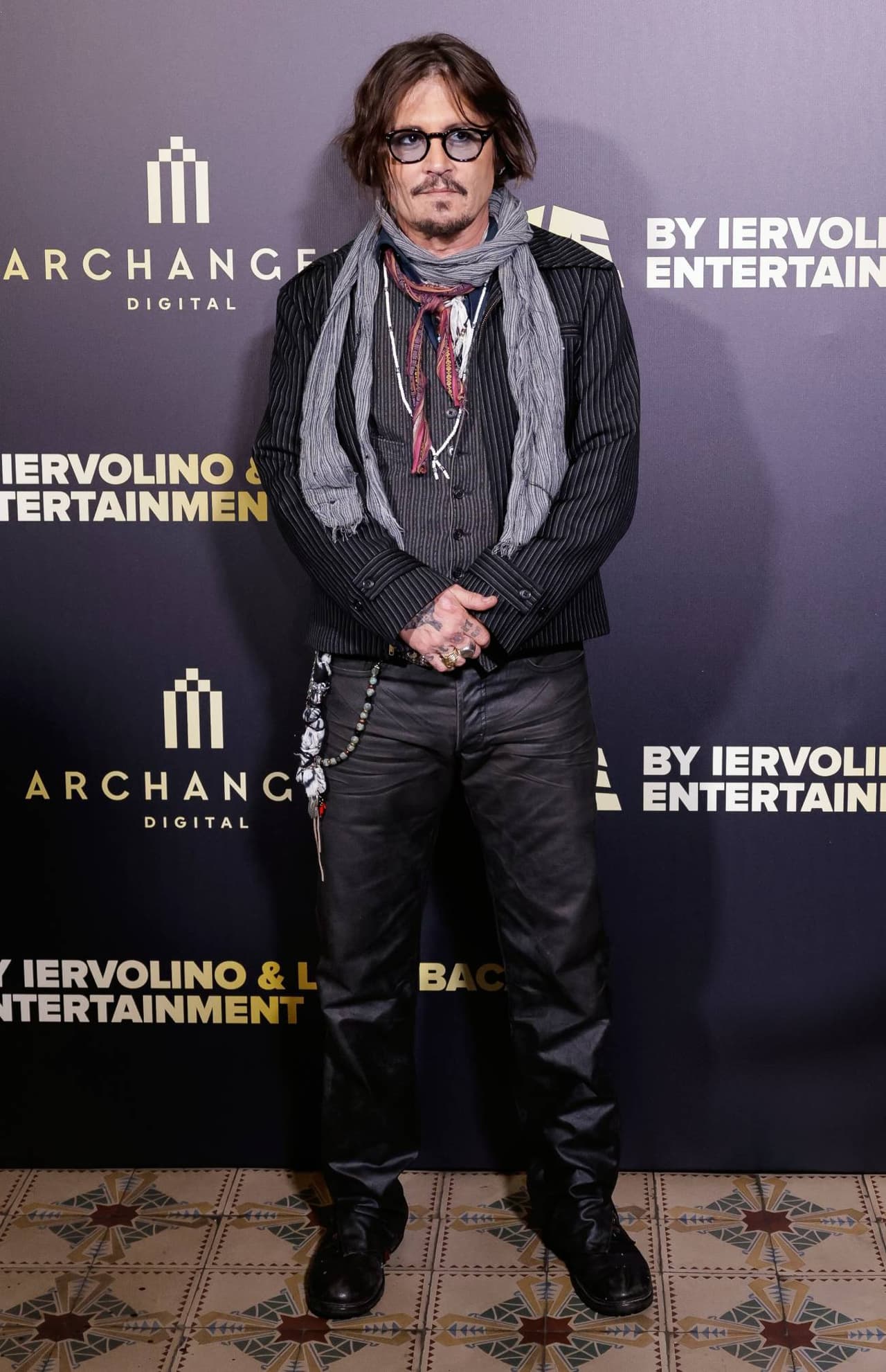 Johnny Depp en la presentación de la serie animada 'Puffins' en 2021