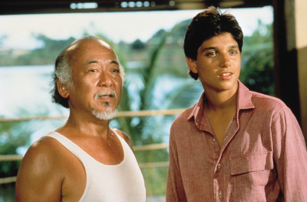 La película Karate Kid 2 profundizó en los orígenes del señor Miyagui.
