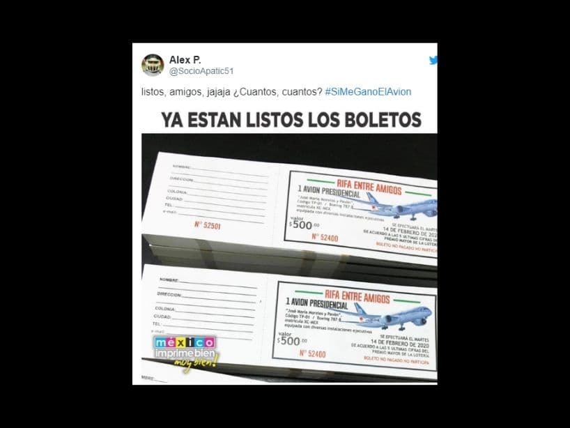Nada más recuerda que la rifa estaría a cargo de la Lotería Nacional, no le compres un boleto a cualquiera que tenga “cachitos”.