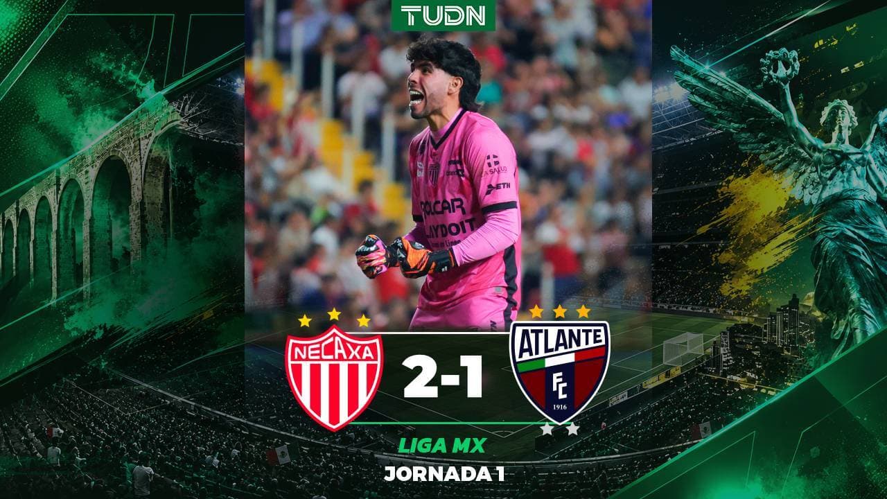 Remontada agónica del Necaxa al Atlante en la J1 del AP2026