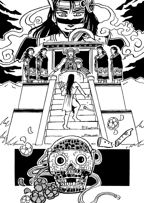 El Imperio Azteca retratado al estilo manga