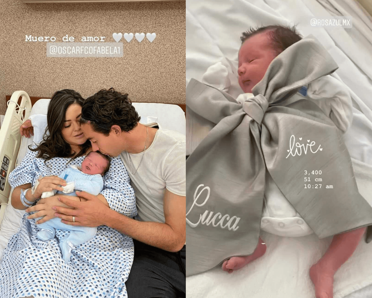 Y, por fin, el día esperado llegó. Este jueves 15 de octubre, Mariana y su esposo Óscar compartieron fotos y videos del nacimiento de Lucca.