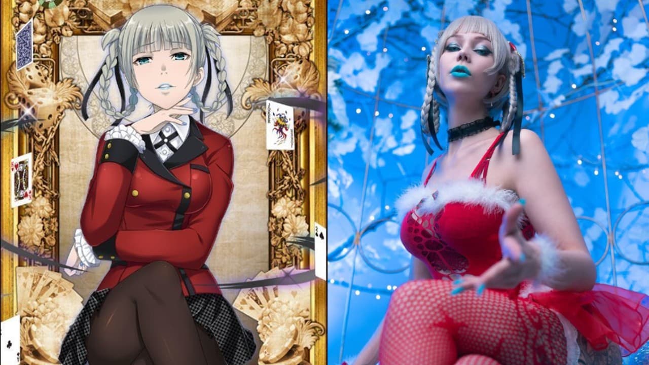 Kakegurui: Cosplayer nos regala una versión navideña de Kirari Momobami