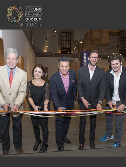 Exposición de proyectos ganadores de Premio Quorum 2013