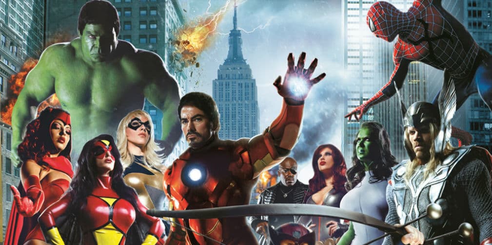 Versiones porno de los Avengers y otros superhéroes