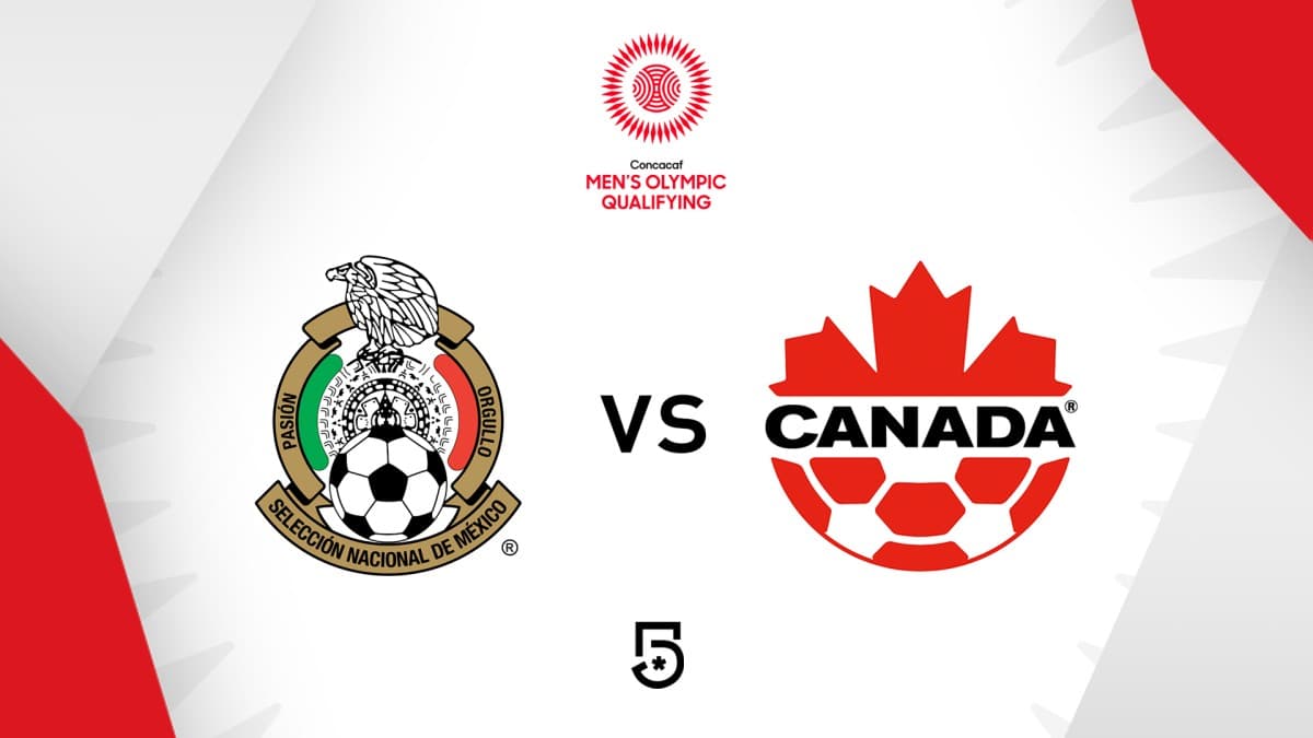 México vs Canadá: Horario y dónde ver en vivo el partido preolímpico de Concacaf