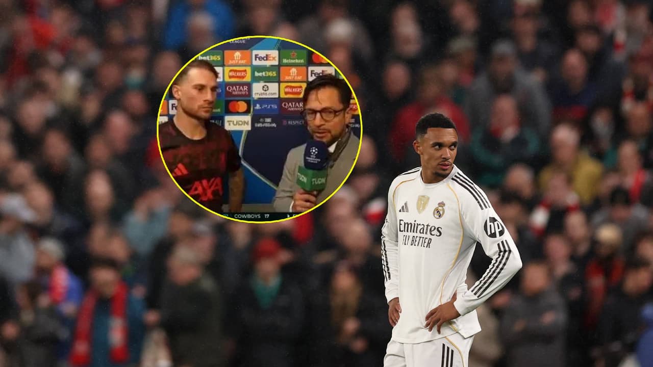 Así fue la reacción de Mac Allister por los abucheos a Alexander-Arnold