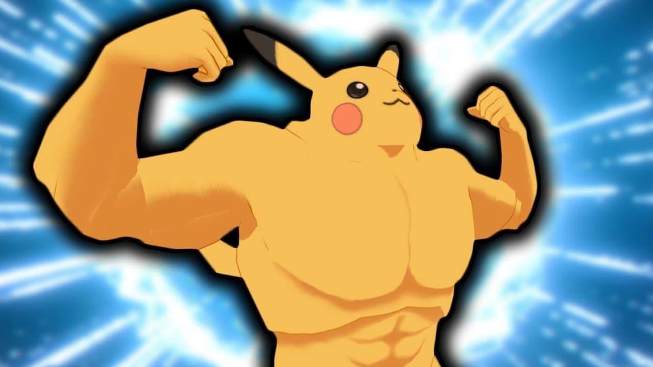 Este extraño y fortachón Pikachu ya se hizo viral